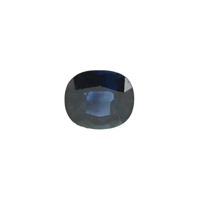 Oval-shape greenish-blue sapphire, 4.85ct