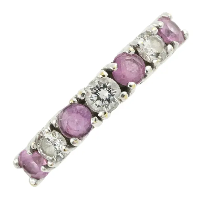 18ct gold sapphire & diamond ring