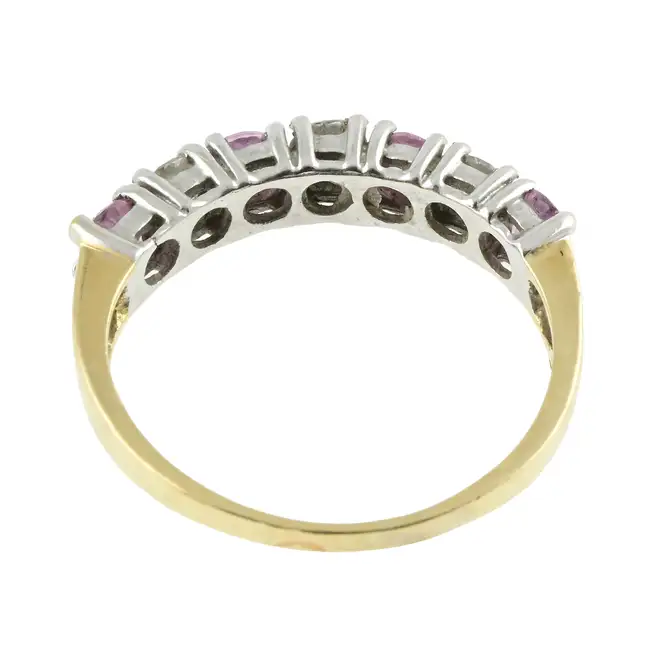 18ct gold sapphire & diamond ring