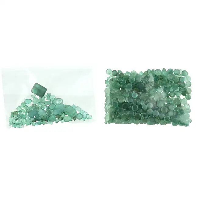 Assorted emeralds, 78.11ct