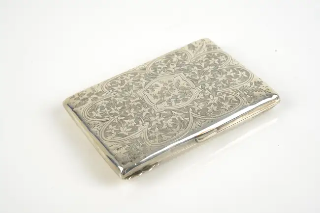 Late Victorian silver aide-memoire