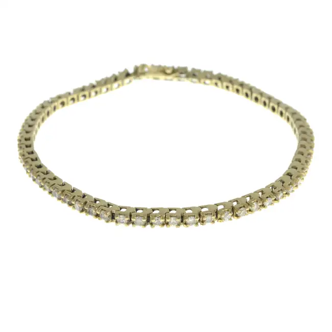 Diamond line bracelet