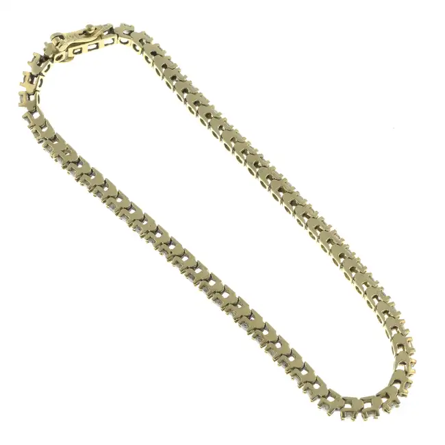 Diamond line bracelet