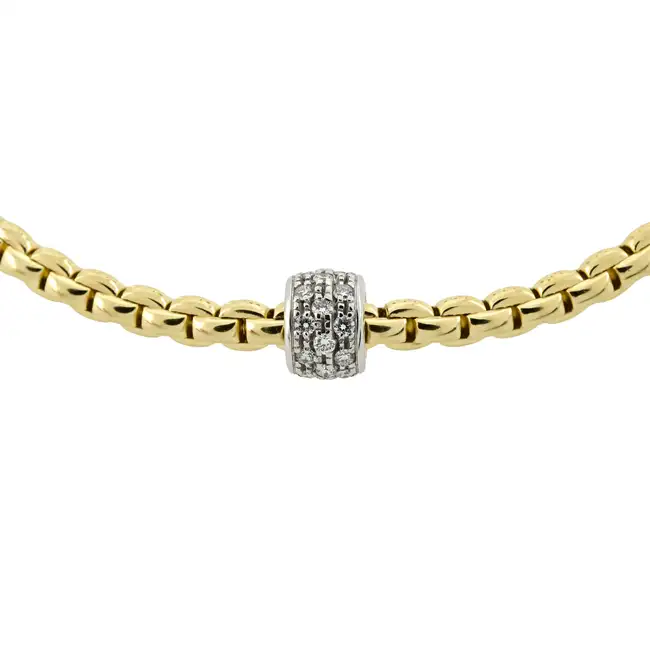 18ct gold diamond 'Eka' bracelet, by Fope