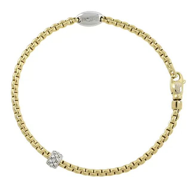18ct gold diamond 'Eka' bracelet, by Fope