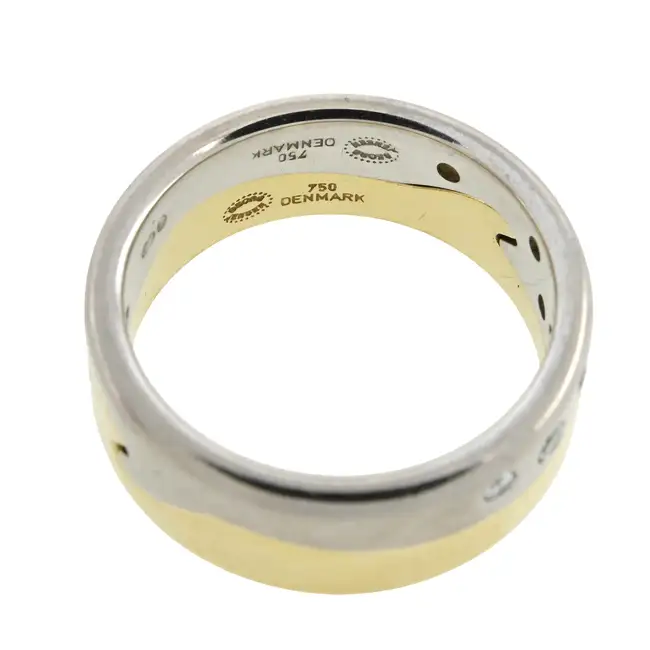 18ct gold diamond 'Fusion' ring, by Georg Jensen
