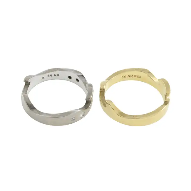18ct gold diamond 'Fusion' ring, by Georg Jensen