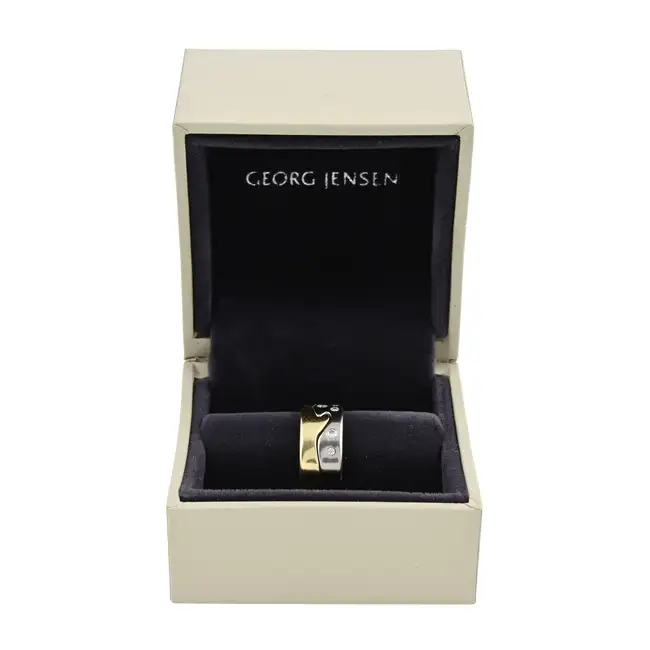 18ct gold diamond 'Fusion' ring, by Georg Jensen