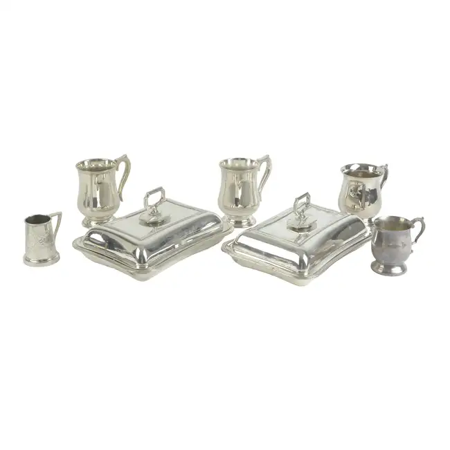 Assorted silver plate