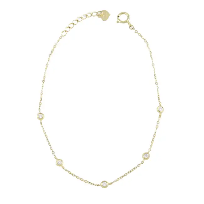 18ct gold diamond bracelet
