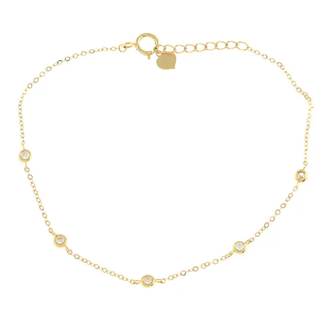 18ct gold diamond bracelet
