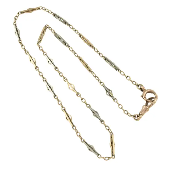 Early 20th century fancy-link chain