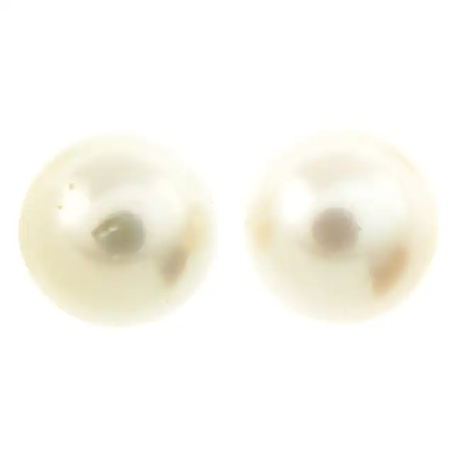 Cultured pearl single-stone stud earrings