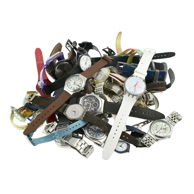 Swatch watches. Approximately 35. 