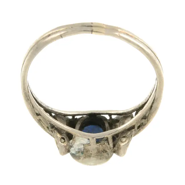 Sapphire & diamond dress ring