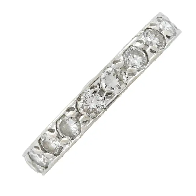 Mid 20th century diamond full eternity ring