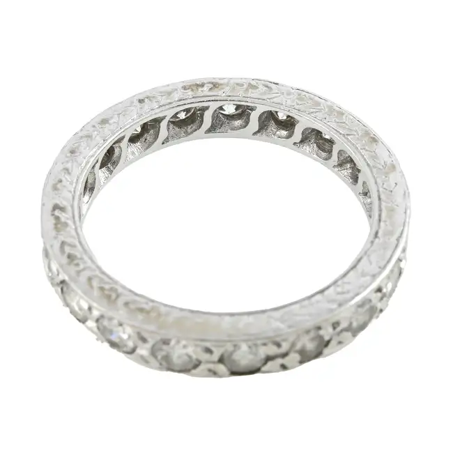 Mid 20th century diamond full eternity ring