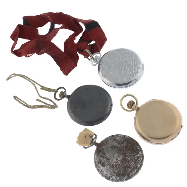 Four pocket watches