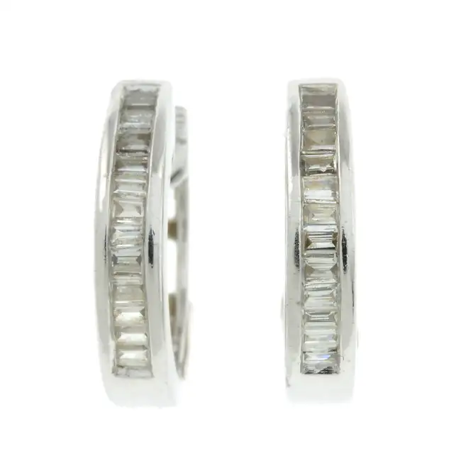 18ct gold diamond earrings