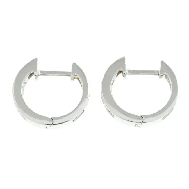 18ct gold diamond earrings