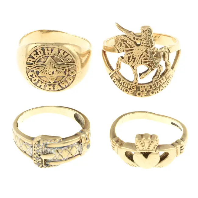 (77979) Four assorted rings