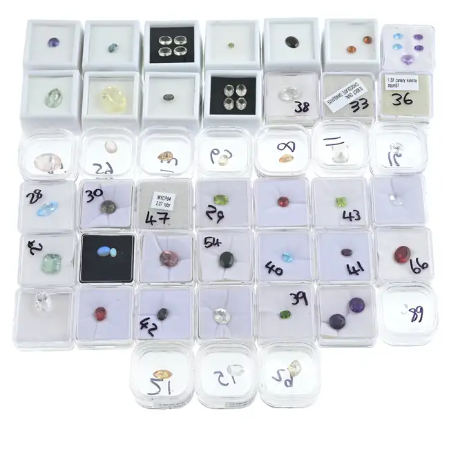 Collection of gemstones, 502.30g