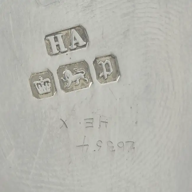 Edwardian silver small caddy 