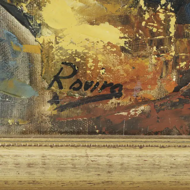 Five assorted Continental oil on canvas