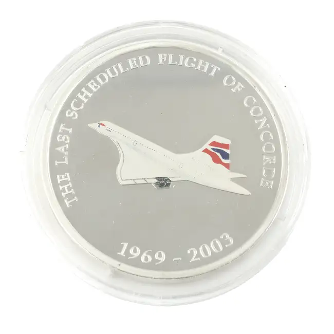 999 Silver Medal - The Last Scheduled Flight of Concorde