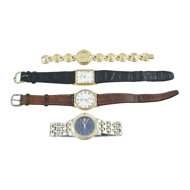 Four Raymond Weil watches