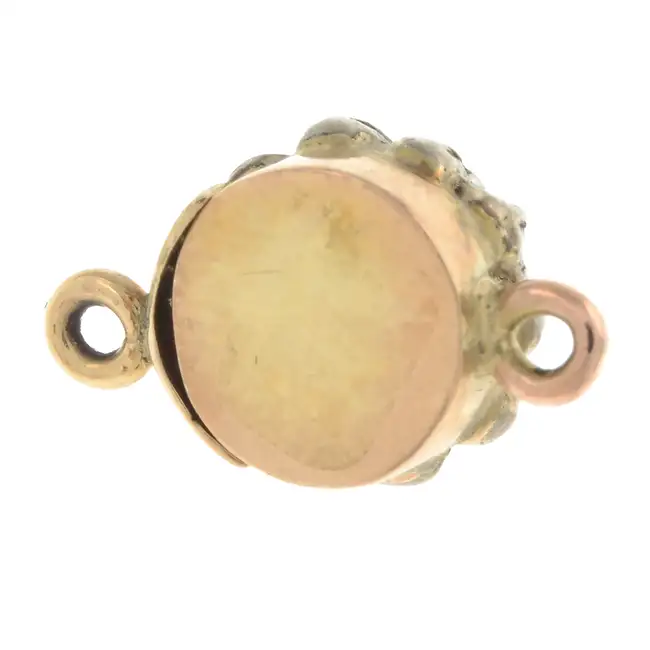 Mid 20th century cultured pearl & diamond clasp