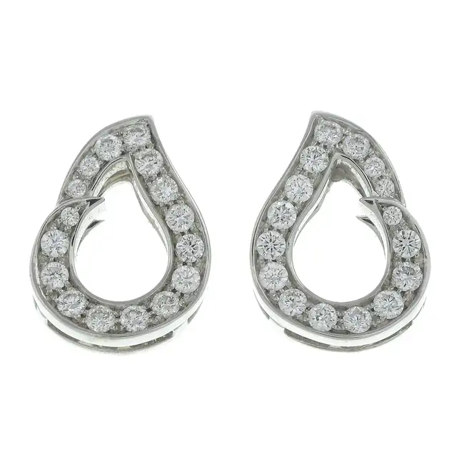 18ct gold diamond stud earrings
