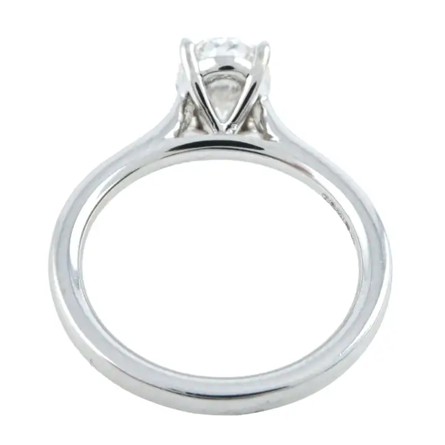 18ct gold laboratory-grown diamond ring