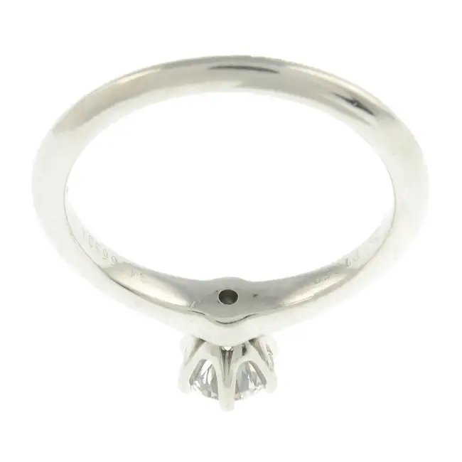 Platinum diamond single-stone ring, Tiffany & Co.