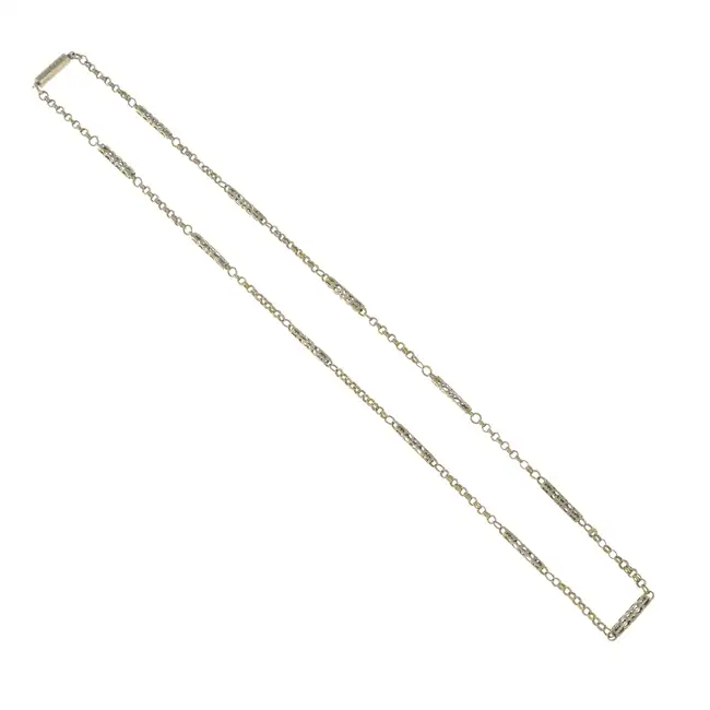 Fancy-link necklace
