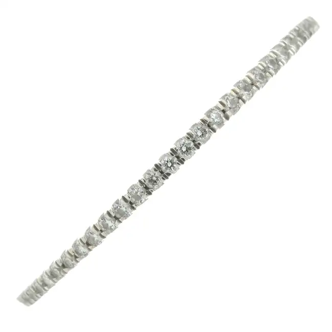 18ct gold diamond half eternity ring