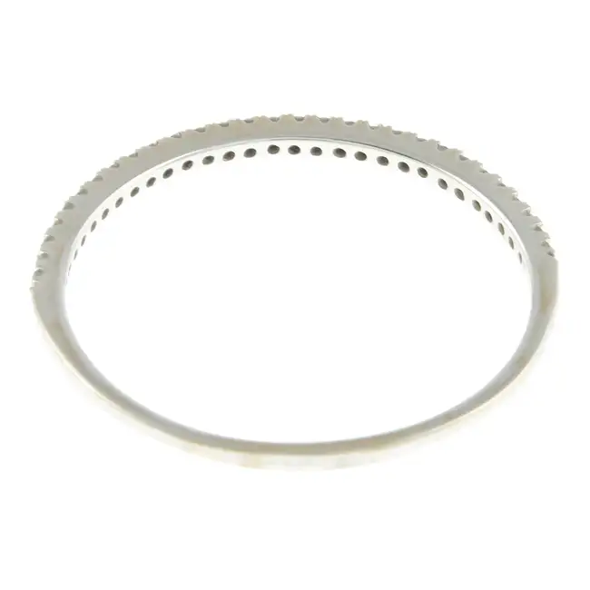18ct gold diamond half eternity ring