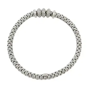18ct gold diamond 'Flex'it Solo' bracelet, by Fope
