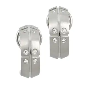 Diamond 'Streamerica' earrings, by Tiffany & Co.