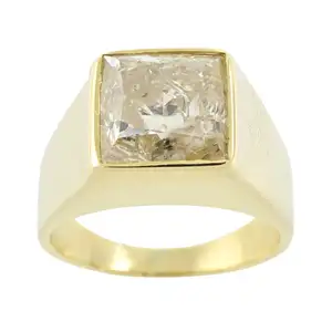 Diamond single-stone ring