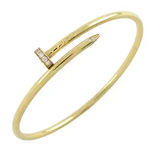 Diamond 'Juste un Clou' bangle, by Cartier