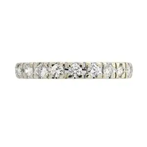 Brilliant-cut diamond full eternity ring