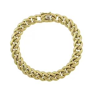 Flat curb-link bracelet, by Bulgari