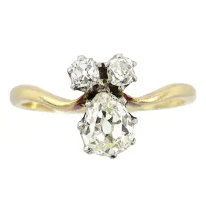 Early 20th century diamond dress ring