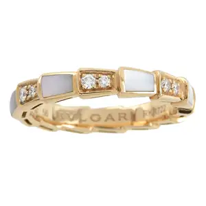 Diamond and gem 'Serpenti' ring, by Bulgari