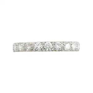 Brilliant-cut diamond full eternity ring