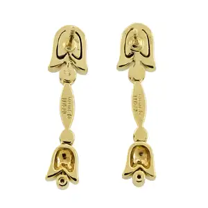 Limited edition bluebell earrings, by Fabergé