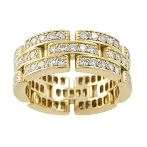 18ct gold diamond 'Maillon Panthère' ring, by Cartier