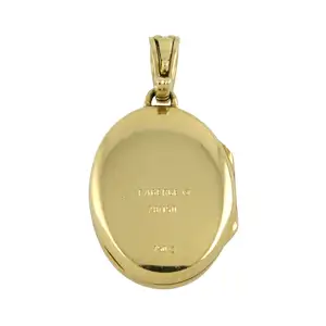 Diamond and enamel locket, by Fabergé