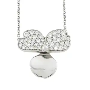 Diamond 'Paper Flowers' necklace, by Tiffany & Co.